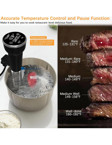 Cocinero Sous Vide Wi-Fi Cattleman Cuisine 1000W 16L