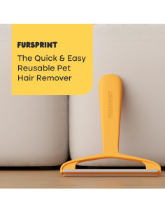 Herramienta Eliminadora de Pelo de Mascota Pro Fursprint - Raspador Reutilizable para Alfombras, Sofás y Coche 2