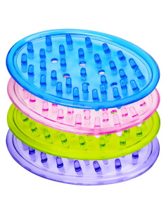 Ahorradores de Jabón de Silicona DecorRack - 4 Piezas Antideslizantes