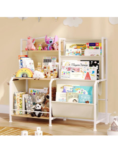 Estantería Infantil Multifuncional HC-BS01 - 3 Niveles 83.1x30x79.2cm 2