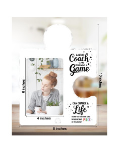 Marco de Foto Acrílico Puzzle QPVXSST 20x25 cm Regalo Agradecimiento 2