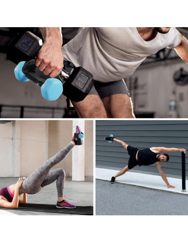 Correas de Tobillo YBEATY para Mancuernas - Entrenamiento de Piernas