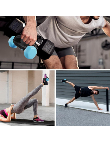 Correas de Tobillo YBEATY para Mancuernas - Entrenamiento de Piernas