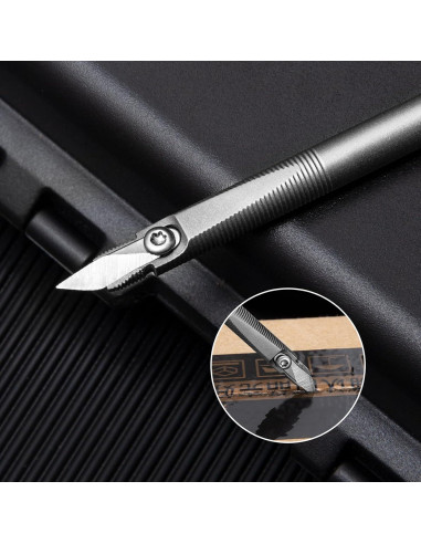 Cuchillo Utilitario Mini Tenchilon T32 Titanio 8.1 cm