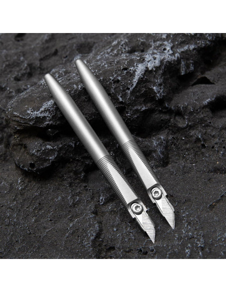 Cuchillo Utilitario Mini Tenchilon T32 Titanio 8.1 cm