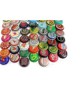 100 Tapas de Botellas Vintage Mezcla Aleatoria Bottle Cap Co 2
