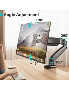 Soporte de Monitor Ajustable BFTOU QX80 Negro hasta 32" 2