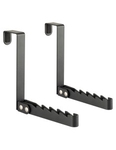 Paquete de 2 Percheros Metálicos TASEVO Ajustables Plegables