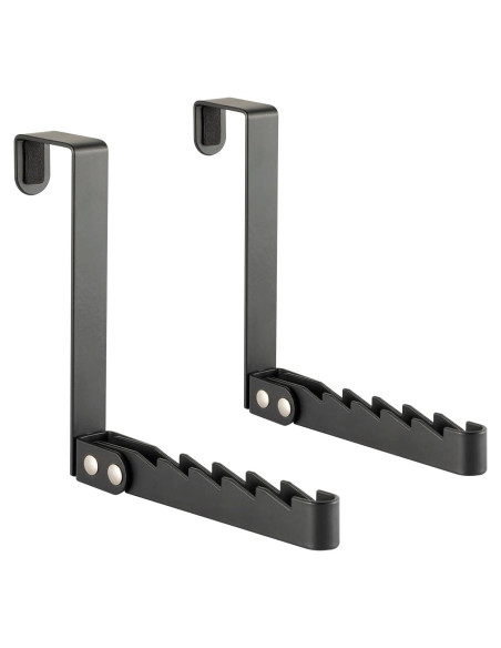 Paquete de 2 Percheros Metálicos TASEVO Ajustables Plegables