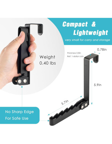 Paquete de 2 Percheros Metálicos TASEVO Ajustables Plegables