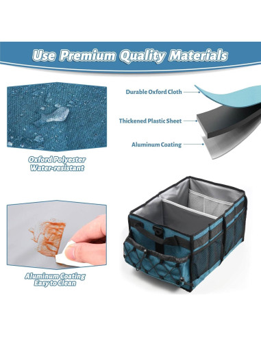 Caddy de Grill Lorbro Azul 25L con Soporte para Toallas