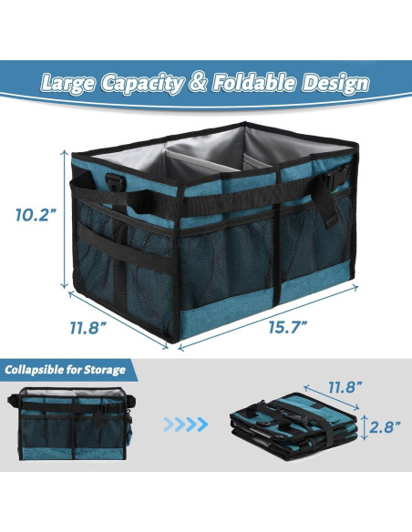 Caddy de Grill Lorbro Azul 25L con Soporte para Toallas Caddy de Grill Lorbro Azul 25L con Soporte para Toallas