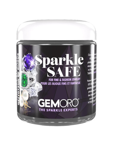 Limpiador de Joyas GemOro Sparkle Safe 240g | Limpieza Profesional