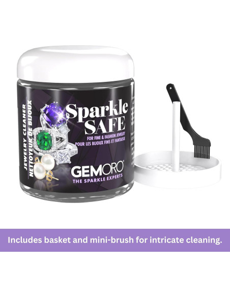 Limpiador de Joyas GemOro Sparkle Safe 240g | Limpieza Profesional