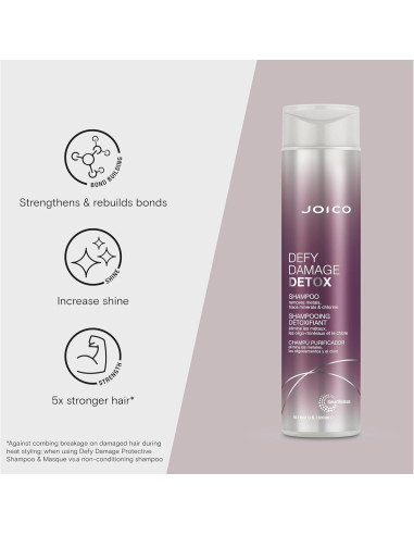 Champú Detox Defy Damage Joico 300 ml | Vegano y sin sulfatos