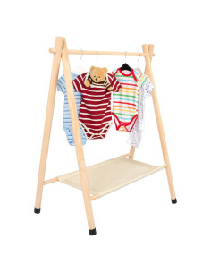 Perchero para Bebés Queekay de Madera Natural 73 cm