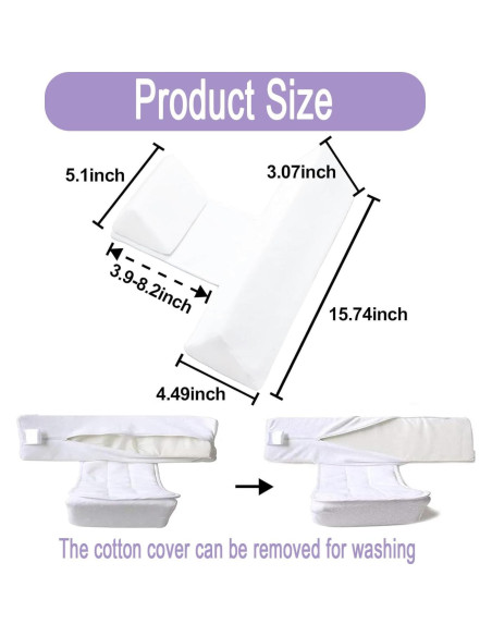 Cuña para dormir de lado Yevclihds ajustable y lavable