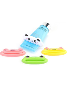 Exprimidor de Pasta de Dientes Pasow - Pack 4 Diseños Animales 2