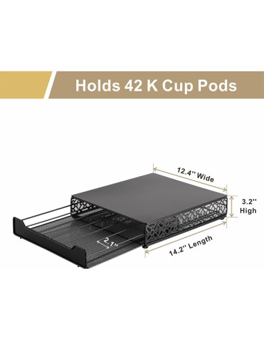 Cajón de Almacenamiento para 42 Cápsulas de Café Flagship
