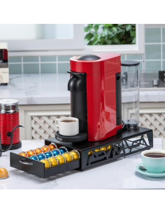 Organizador de Cápsulas de Café FlagShip Metal Negro 30 Cápsulas 2