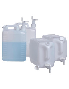 Dispensador de Plástico Carboy 9.5L con Grifo - 4 Piezas