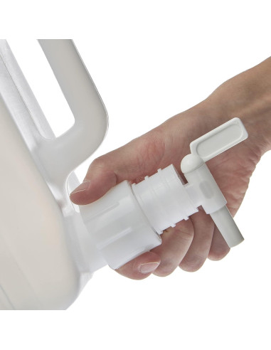 Dispensador de Plástico Carboy 9.5L con Grifo - 4 Piezas