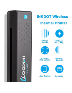 Impresora de Plantillas de Tatuaje Emalla INKDOT Bluetooth 203DPI 2