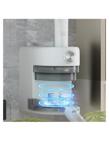 Dispensador Automático de Pasta de Dientes KIKOUVIEV Blanco