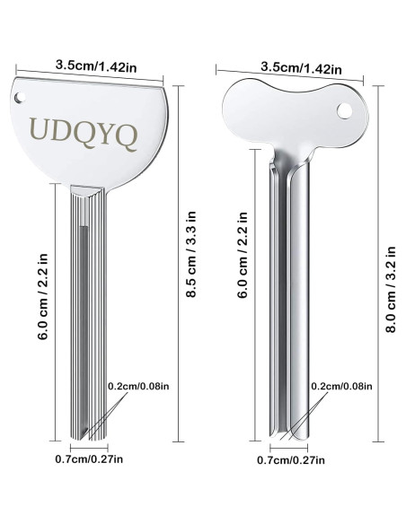 Exprimidor de Tubo de Metal YIERMA 6 Piezas para Cocina y Baño