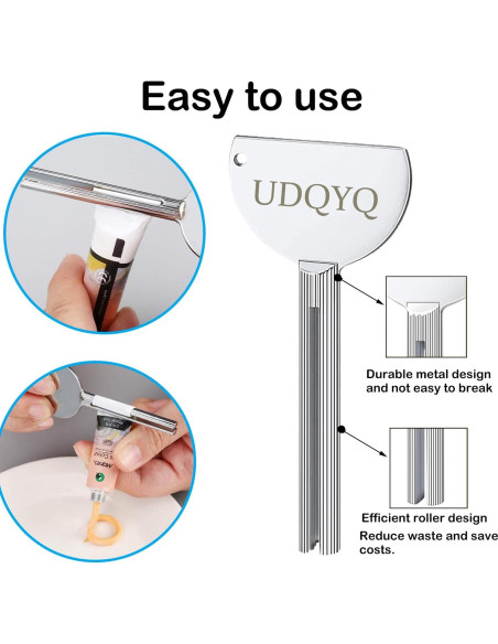 Exprimidor de Tubo de Metal YIERMA 6 Piezas para Cocina y Baño