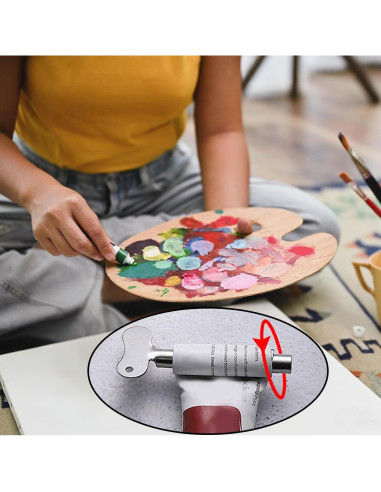 Exprimidor de Tubo de Metal YIERMA 6 Piezas para Cocina y Baño