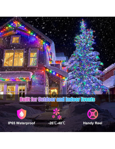 Luces de Cadena Inteligentes RGB 5M Electight con Control APP