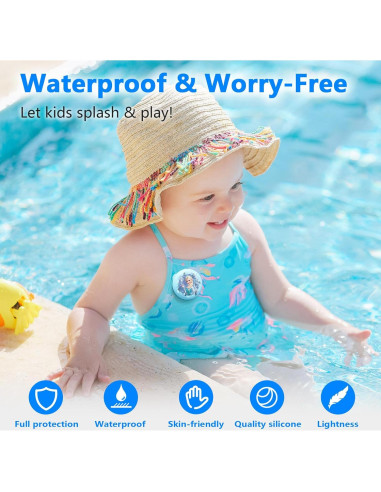 Funda Impermeable Oculta para AirTag Meleetoon - Paquete de 4