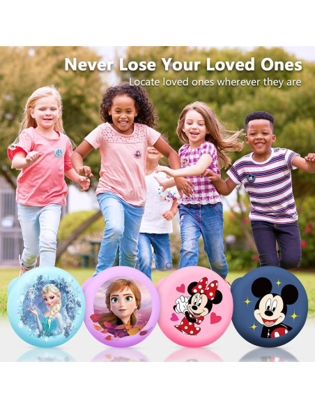 Funda Impermeable Oculta para AirTag Meleetoon - Paquete de 4