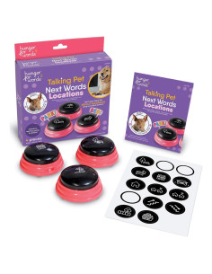 Botones de Habla para Mascotas Hambre Por Palabras - Set de 3