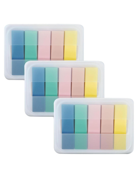 Pestañas Adhesivas Transparentes Essex Wares - 300 Piezas - 5 Colores Boho Pestañas Adhesivas Transparentes Essex Wares - 300 Piezas - 5 Colores Boho