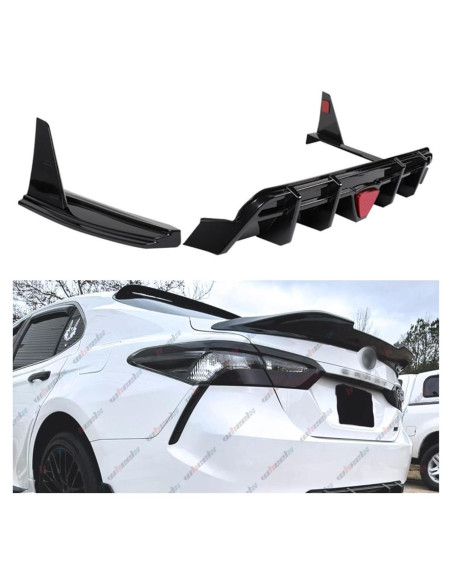 Difusor Trasero WheelX con Luz de Freno LED Toyota Camry 2018-2023