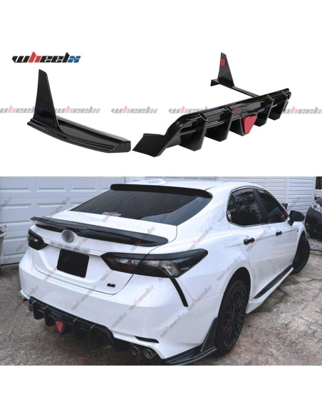 Difusor Trasero WheelX con Luz de Freno LED Toyota Camry 2018-2023