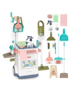 Set de Limpieza para Niños deAO 20 Piezas con Aspiradora