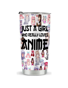 Taza de Acero Inoxidable 591ml Anime LONGXIN - Regalo Original