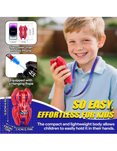 Walkie Talkies Vvinca Spider para Niños 2 Paquete Alcance 304m