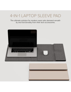 Funda Protectora Magnética POUT 4-en-1 para Laptop 38-40 cm 2