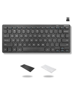Teclado Inalámbrico Compacto Macally Negro - 78 Teclas