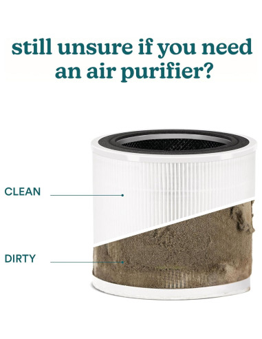 Filtro HEPA 3-en-1 Homedics AP-H400 - H13, Carbón Activado