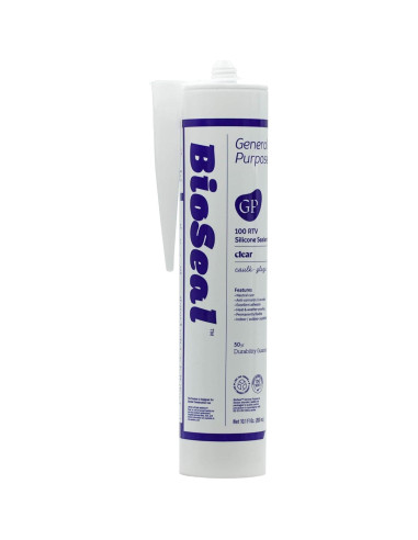 Sellador Silicona BioSeal 100% RTV 284g Sin Olor - Paquete 10