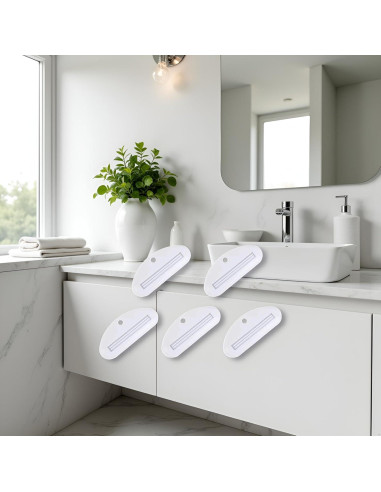 Conjunto de 5 Exprimidores de Tubo de Pasta de Dientes WsjiaboFux