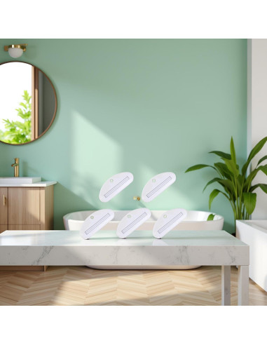 Conjunto de 5 Exprimidores de Tubo de Pasta de Dientes WsjiaboFux