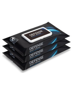 Toallitas Corporales Naturales Defense Soap - 40 Unidades