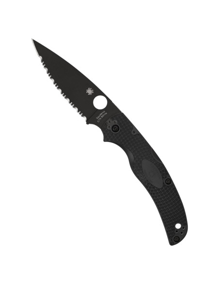 Cuchillo de bolsillo Spyderco Native Chief 10.16 cm FRN negro