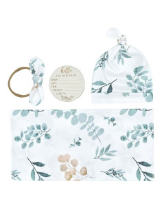 Manta de Recepción BxuanW para Bebé Niña Floral 78.74 cm